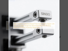 Ανώτατης ακρίβειας βιομηχανικό ρομπότ πνευματικό χειριστή δακτύλων σύνδεση ανθεκτικό σχεδιασμό για αυτοματοποιημένη μηχανή στροφή υλικών χειρισμού συναρμολόγησης εφαρμογές