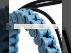 Βιομηχανικό ρομπότ Ανθεκτικός σε λάδι φορέας καλωδίων νάιλον υψηλή ευελιξία χαμηλό θόρυβο εσωτερικό σύστημα υποστήριξης βάσης διαχωρισμού