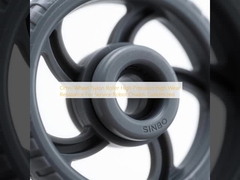 Τροχός Omni Νάιλον Ρόλερ Υψηλής Ακρίβειας Υψηλής Αντοχής στη Φθορά Για Σασί Ρομπότ Υπηρεσιών Προσαρμοσμένο