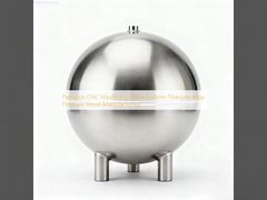 Ακριβής κατεργασία CNC Κίνα Κατασκευή προσαρμοσμένου δοχείου πίεσης από κράμα τιτανίου