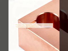 Εξαιρετική Μηχανική CNC Κίνας Ένθετο Μορφοποίησης από Βηρύλλιο Χαλκού Εξατομικευμένα Εξαρτήματα CNC