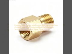 Μετρητής Πίεσης Χάλκινο Σύνδεσμο Ακριβείας CNC Μηχανική Κίνα Προσαρμοσμένο Κράμα Χαλκού Αγωγικό Μπλοκ CNC Μηχανικές Υπηρεσίες Εξαρτήματος Μετρητή Πίεσης Ακριβείας