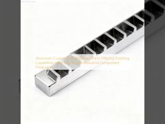 Εξαρτήματα αλουμινίου CNC κατεργασίας κατά παραγγελία με δυνατότητες στίλβωσης, ιδανικά για την παραγωγή σύνθετων βιομηχανικών εξαρτημάτων.