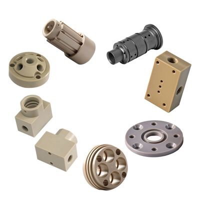 POM PEEK Nylon CNC εξαρτήματα φρέζας ακριβείας πλαστικής κατεργασίας CNC
