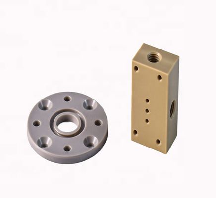 Nylon POM PE PTFE CNC επεξεργασμένα πλαστικά εξαρτήματα ακριβείας μη προσαρμοσμένα στην επιφάνεια